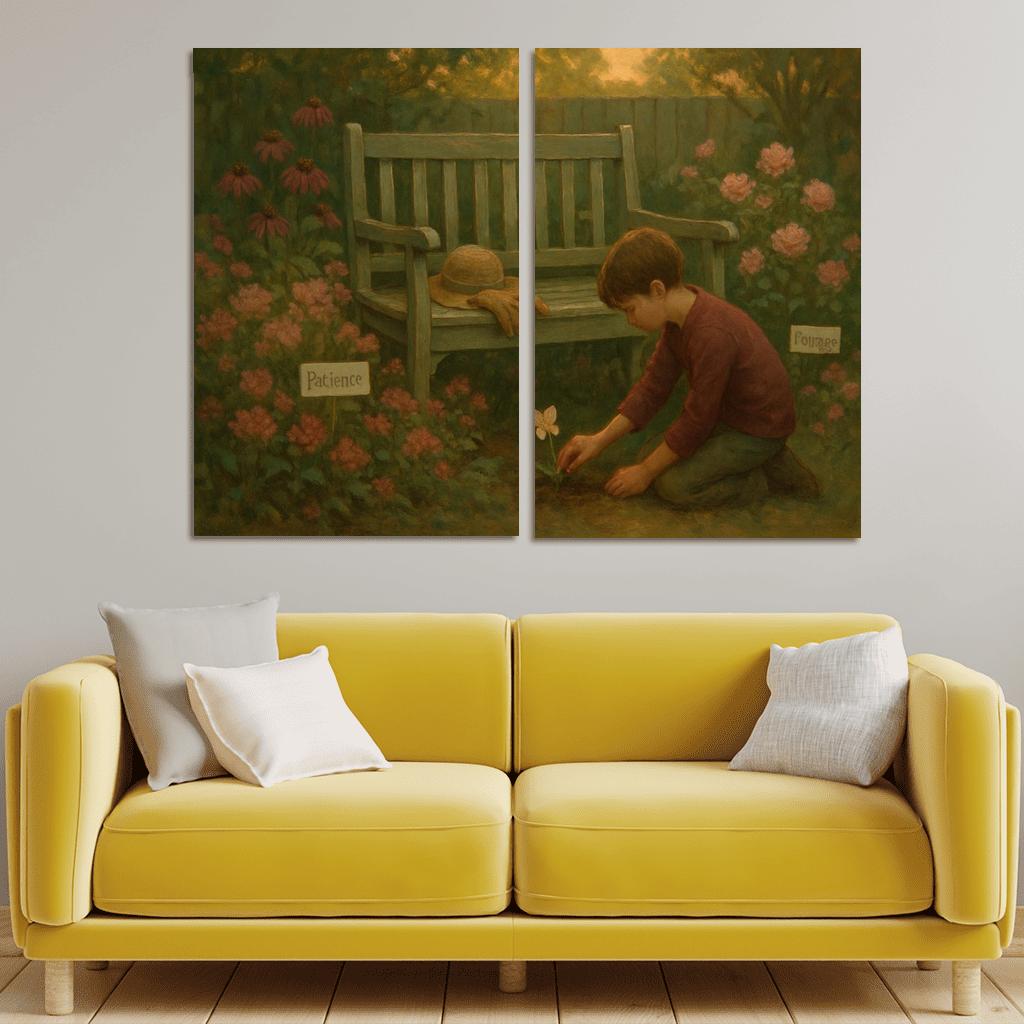 Garden Of Quiet Thanks custom paintings frame