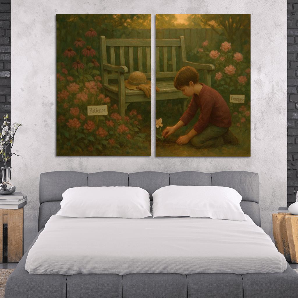 Garden Of Quiet Thanks custom paintings frame
