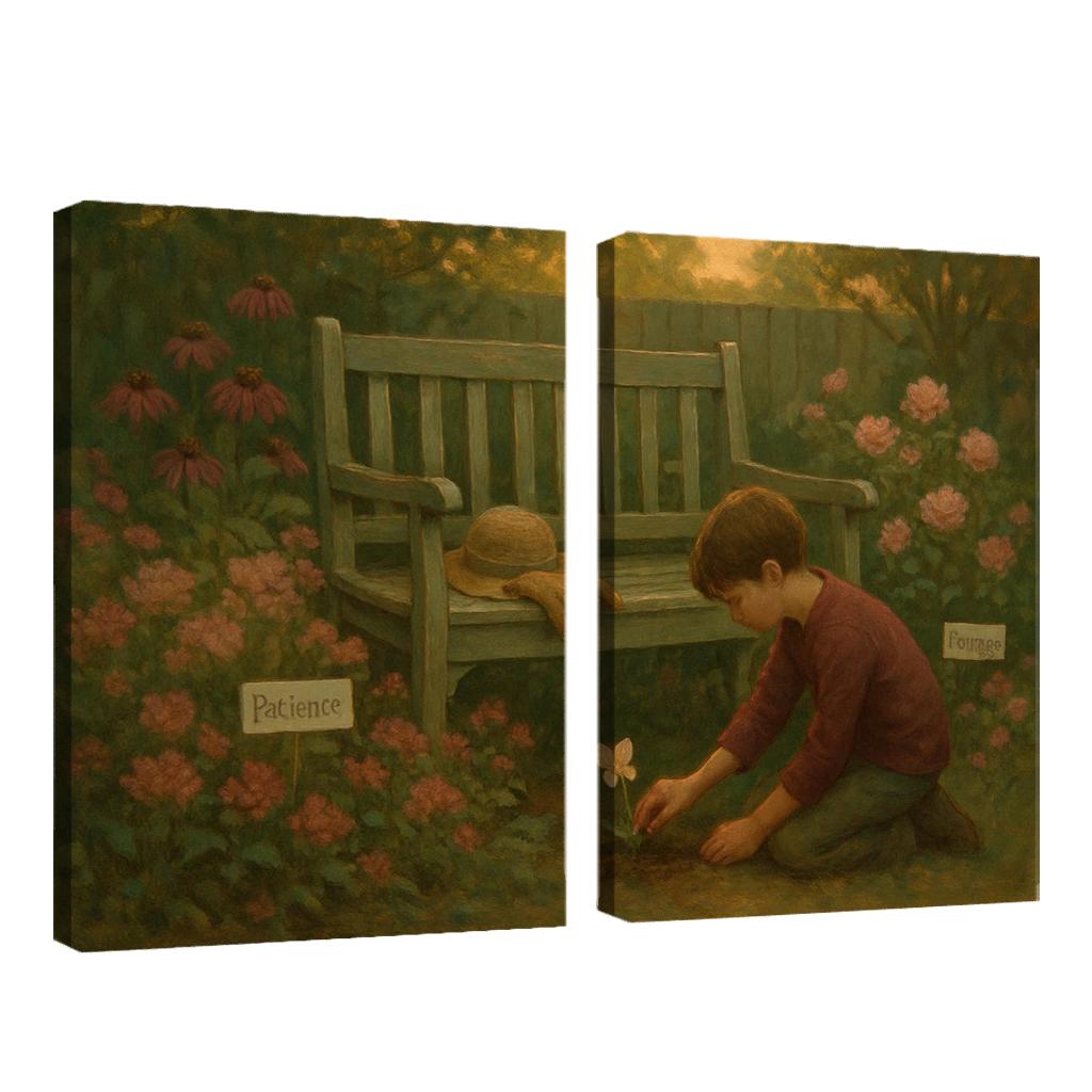 Garden Of Quiet Thanks custom paintings frame