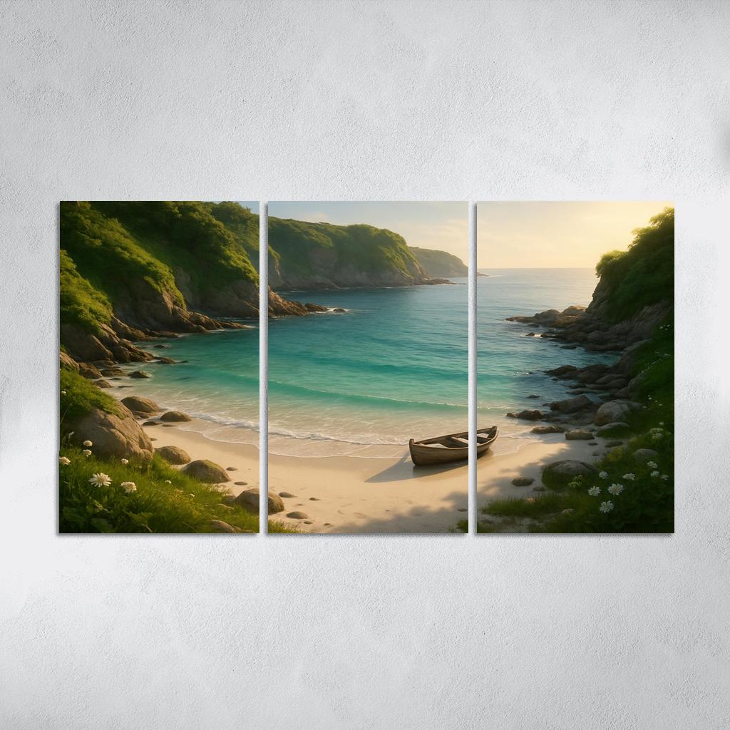 Secluded Pearl Bay canvas paintings frame