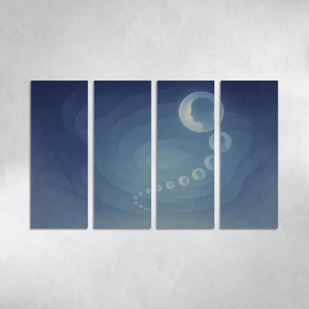 Echoes Of Quiet Infinity canvas paintings frame