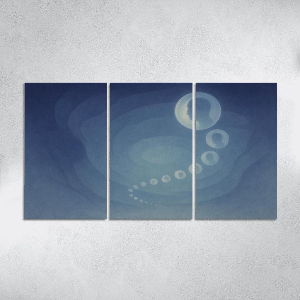 Echoes Of Quiet Infinity canvas paintings frame