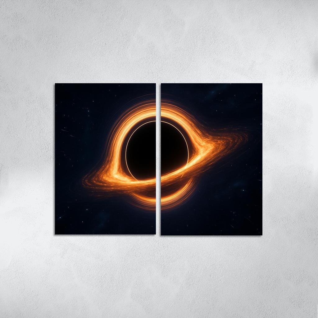 Photon Ring Of A Spinning Black Hole wall art