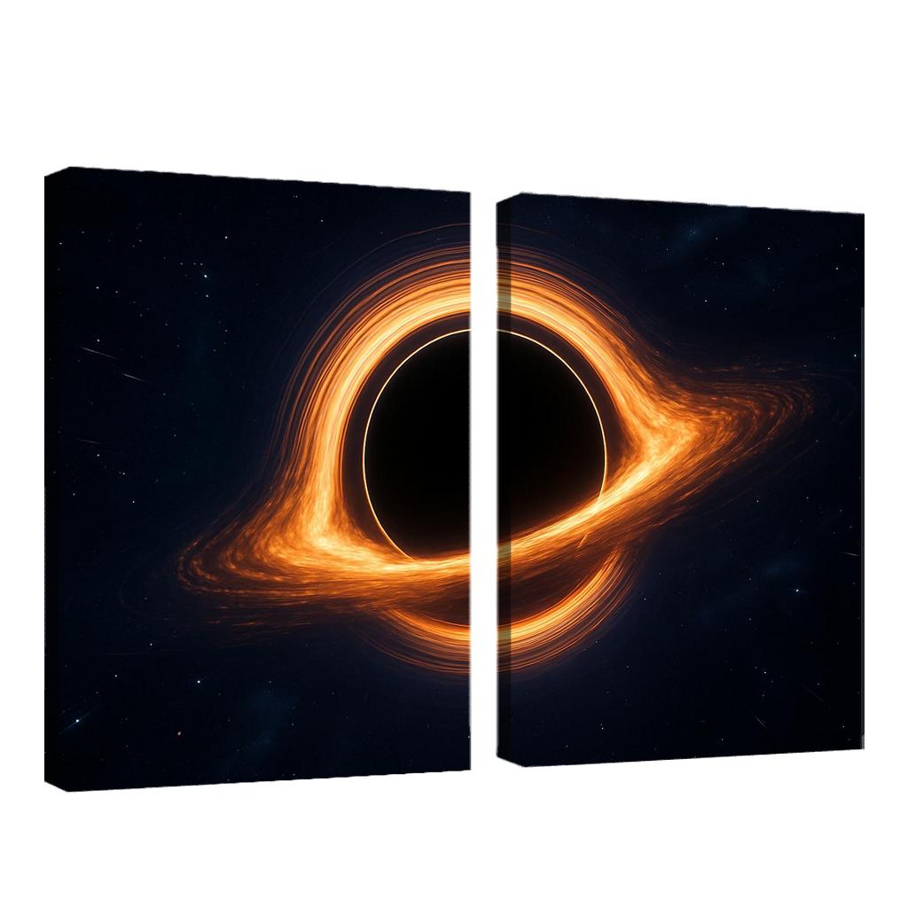 Photon Ring Of A Spinning Black Hole wall art