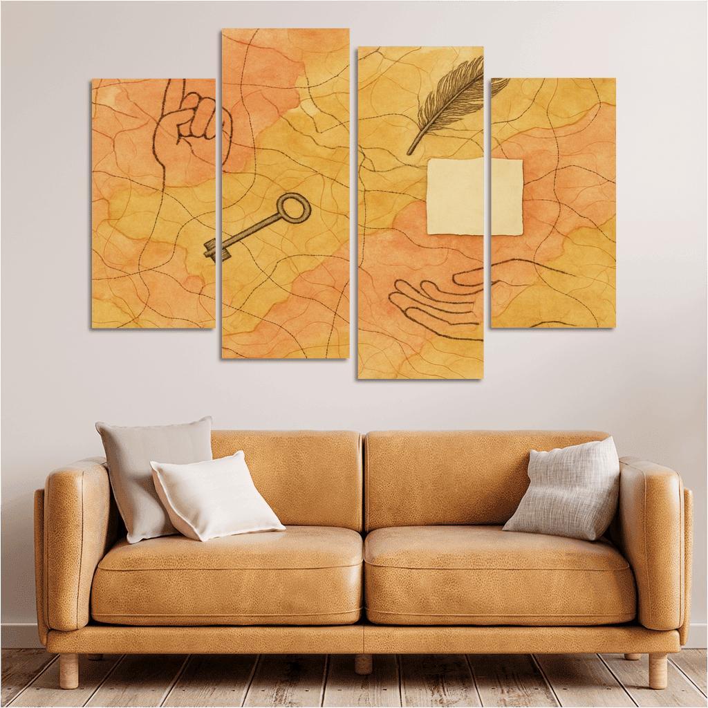 Cartography Of Lost Emotions wall art