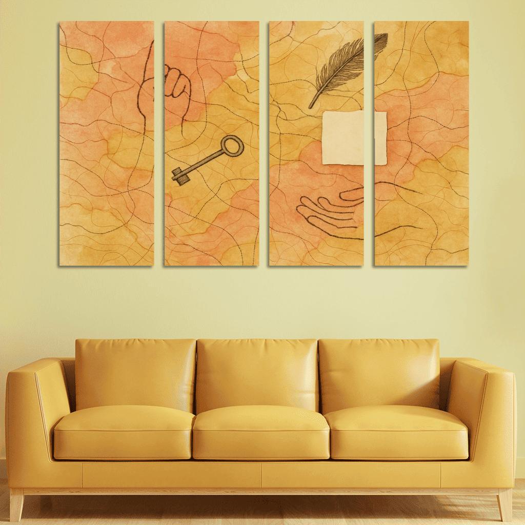 Cartography Of Lost Emotions wall art