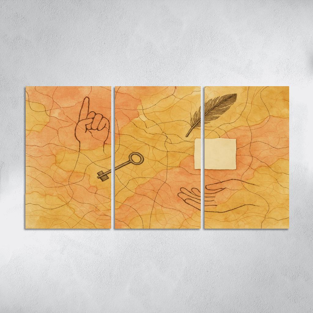 Cartography Of Lost Emotions wall art