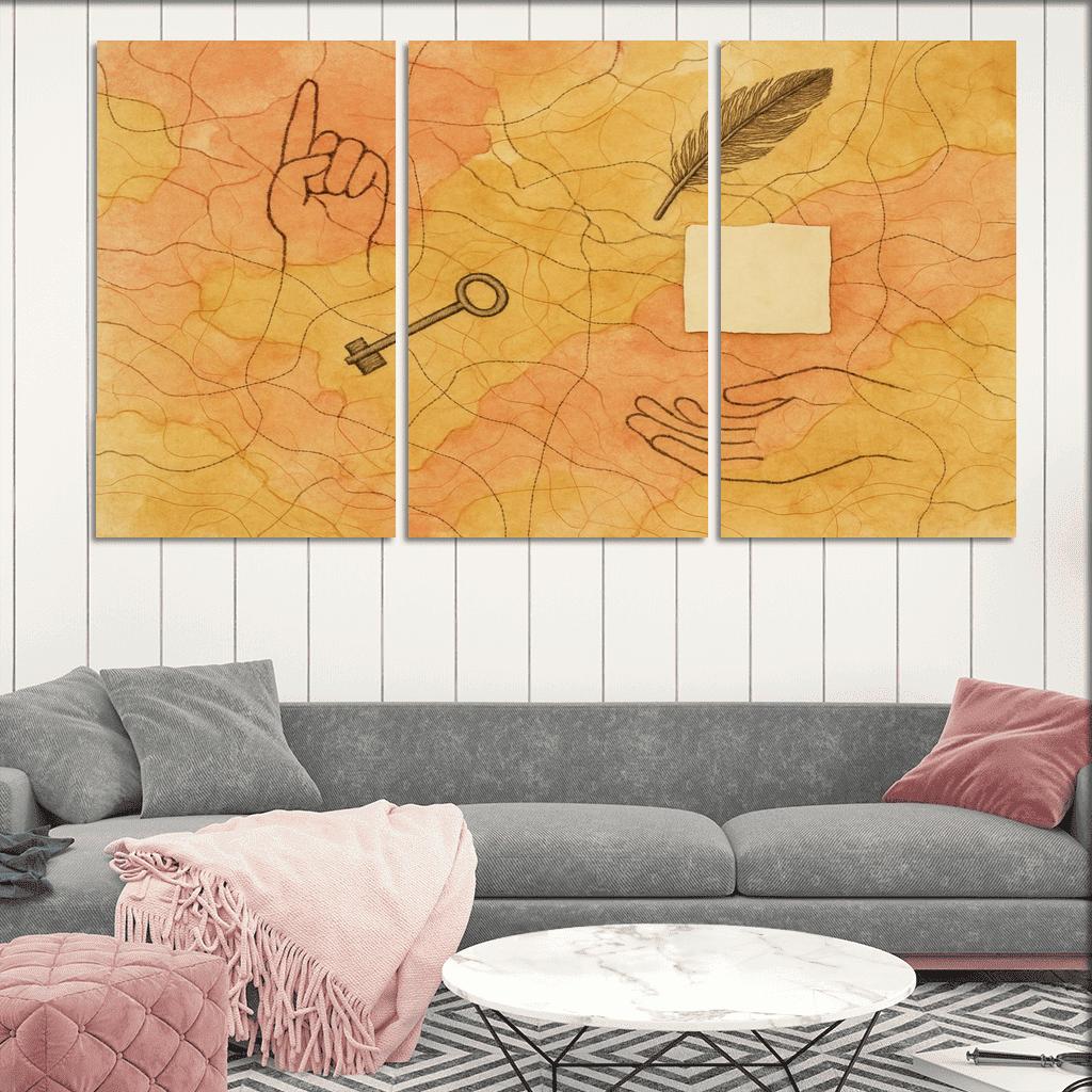 Cartography Of Lost Emotions wall art