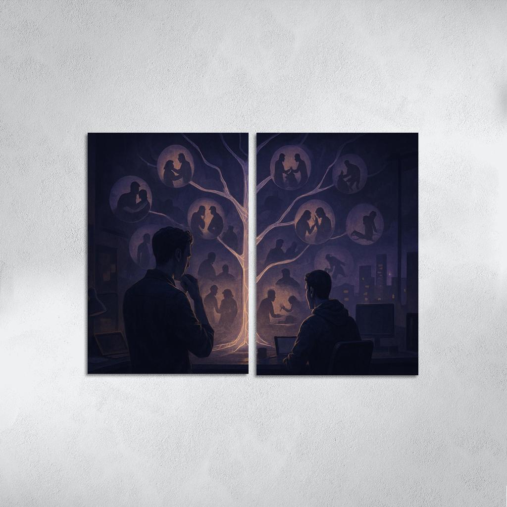 Narrative Ethics In Interactive Media modern paintings frame