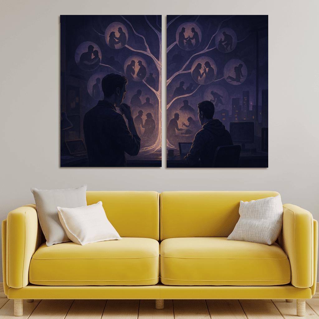 Narrative Ethics In Interactive Media modern paintings frame