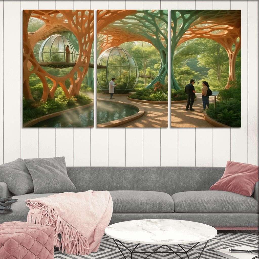 Lattice Coral Conservatory wall decor