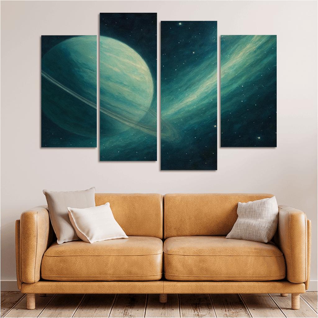 Ice Giant With A Cometary Tail premium artwork frames