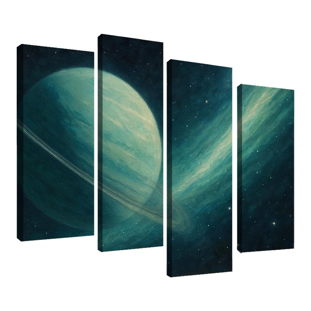 Ice Giant With A Cometary Tail premium artwork frames