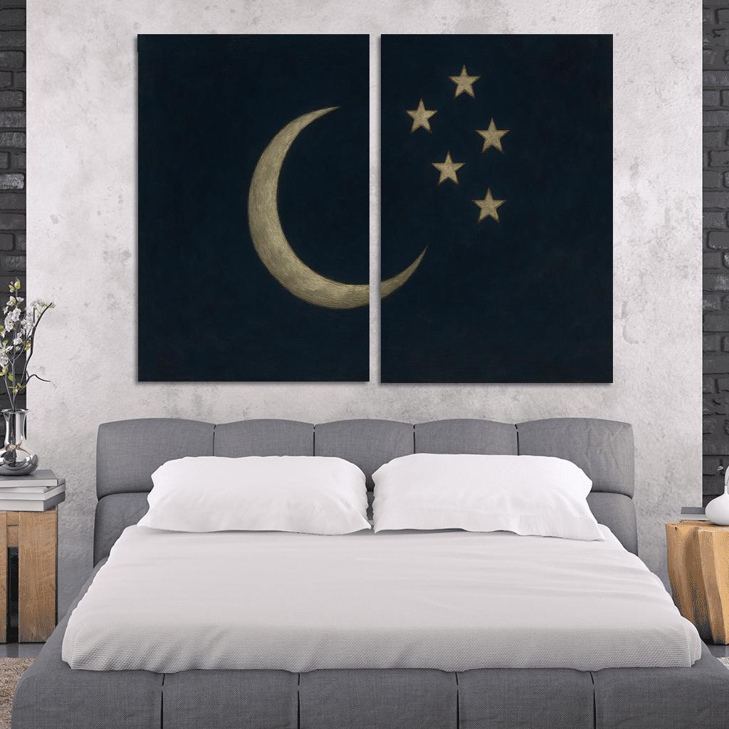 Lunar Accord Banner framed paintings