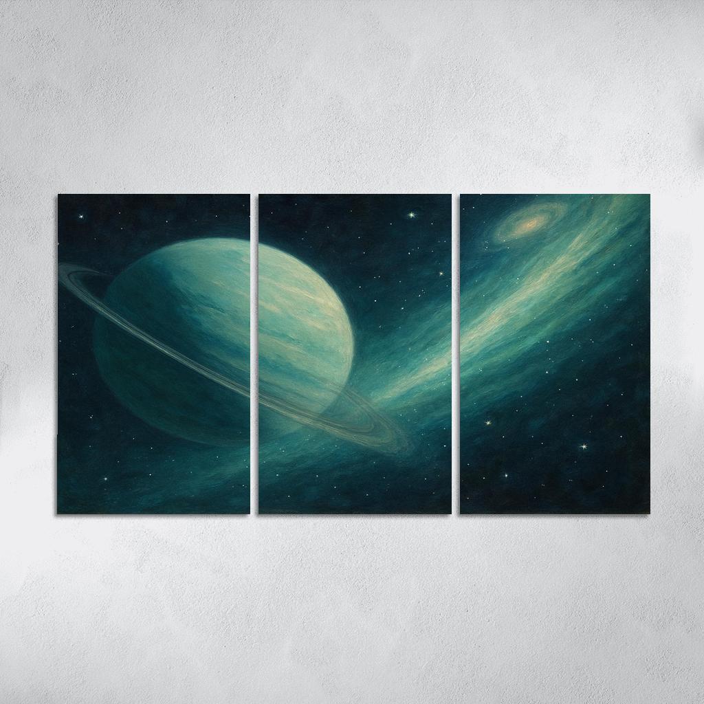Ice Giant With A Cometary Tail premium artwork frames