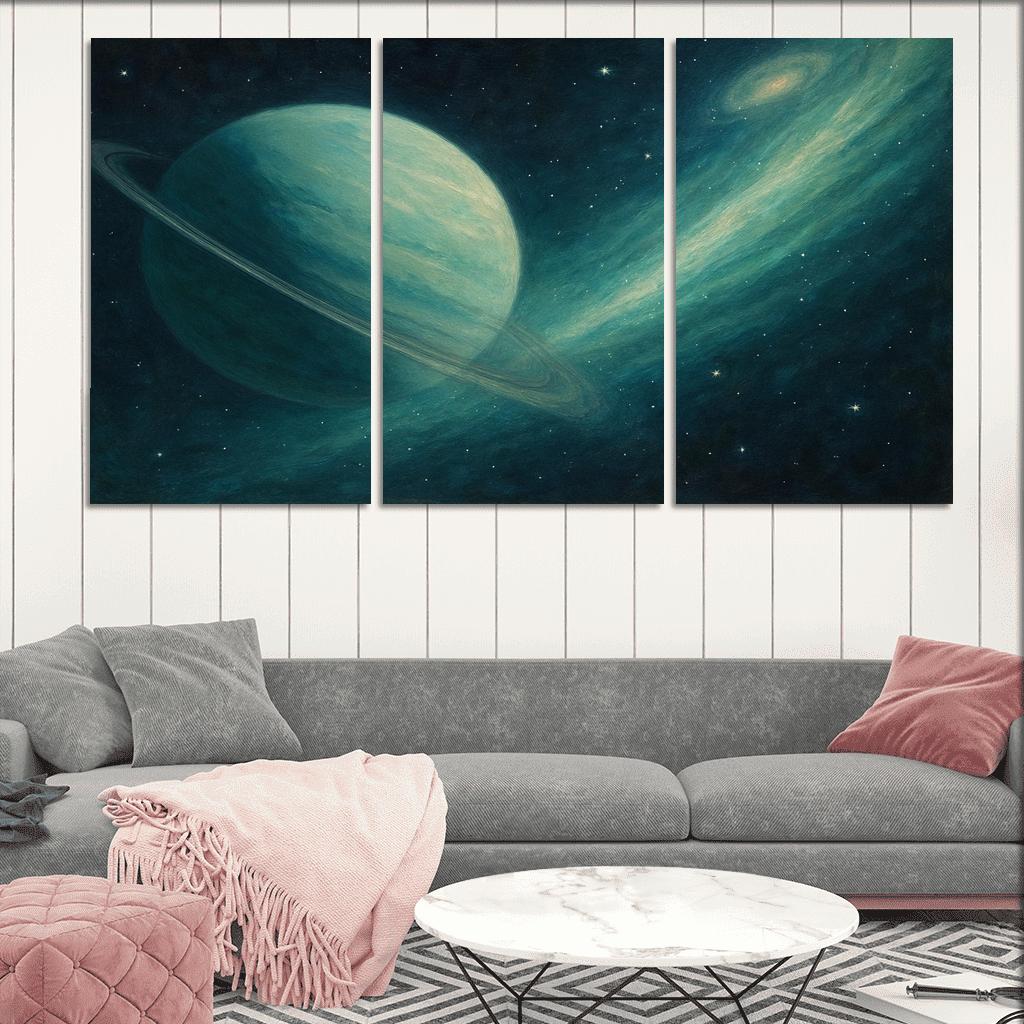 Ice Giant With A Cometary Tail premium artwork frames