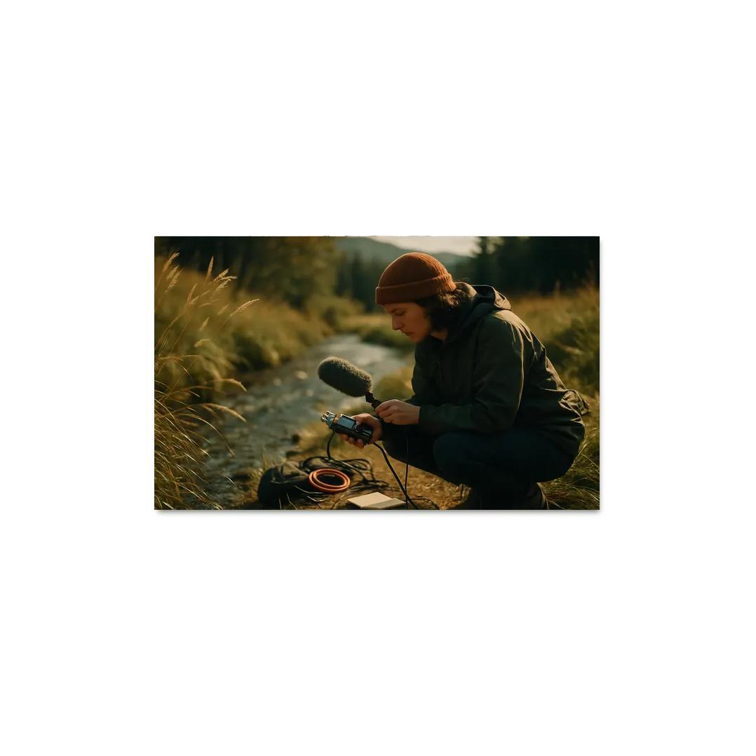 Acoustic Field Recording framed paintings