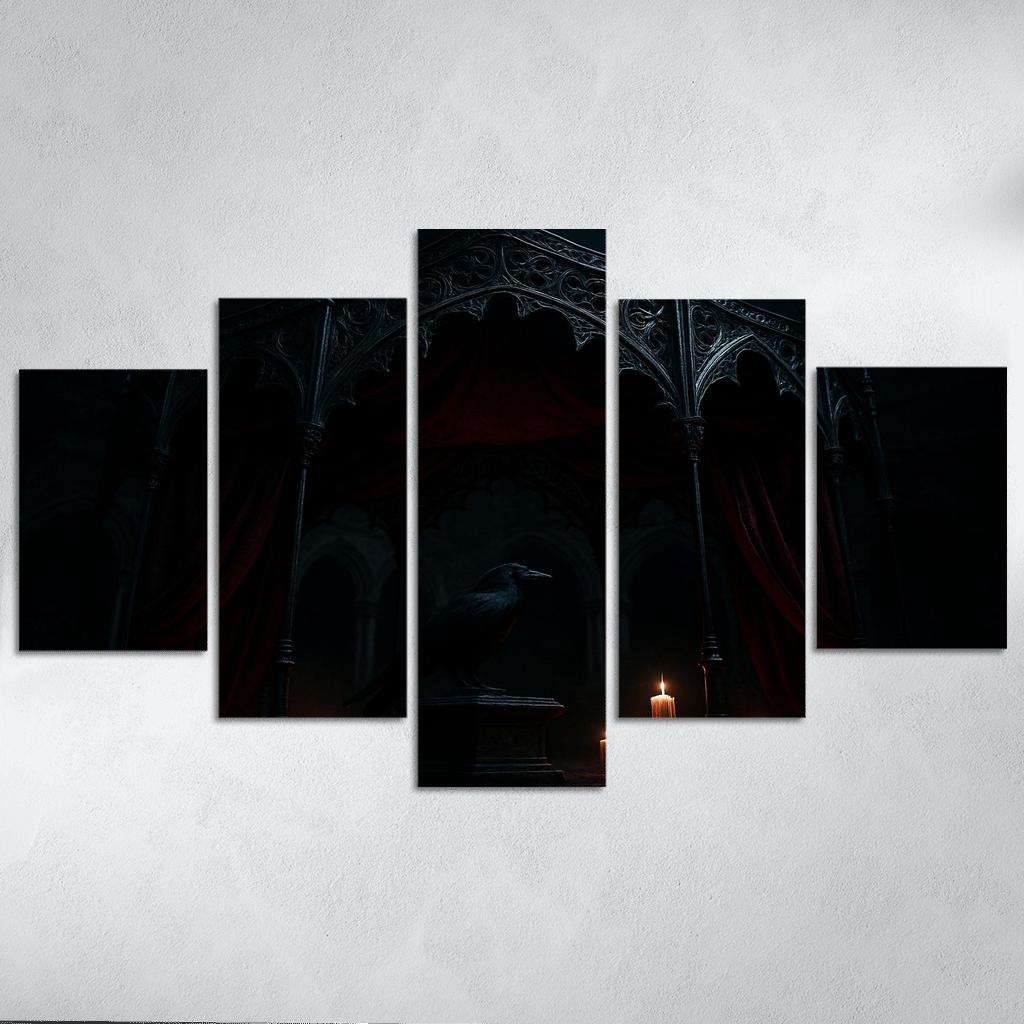 Obsidian Lace Canopy home decor