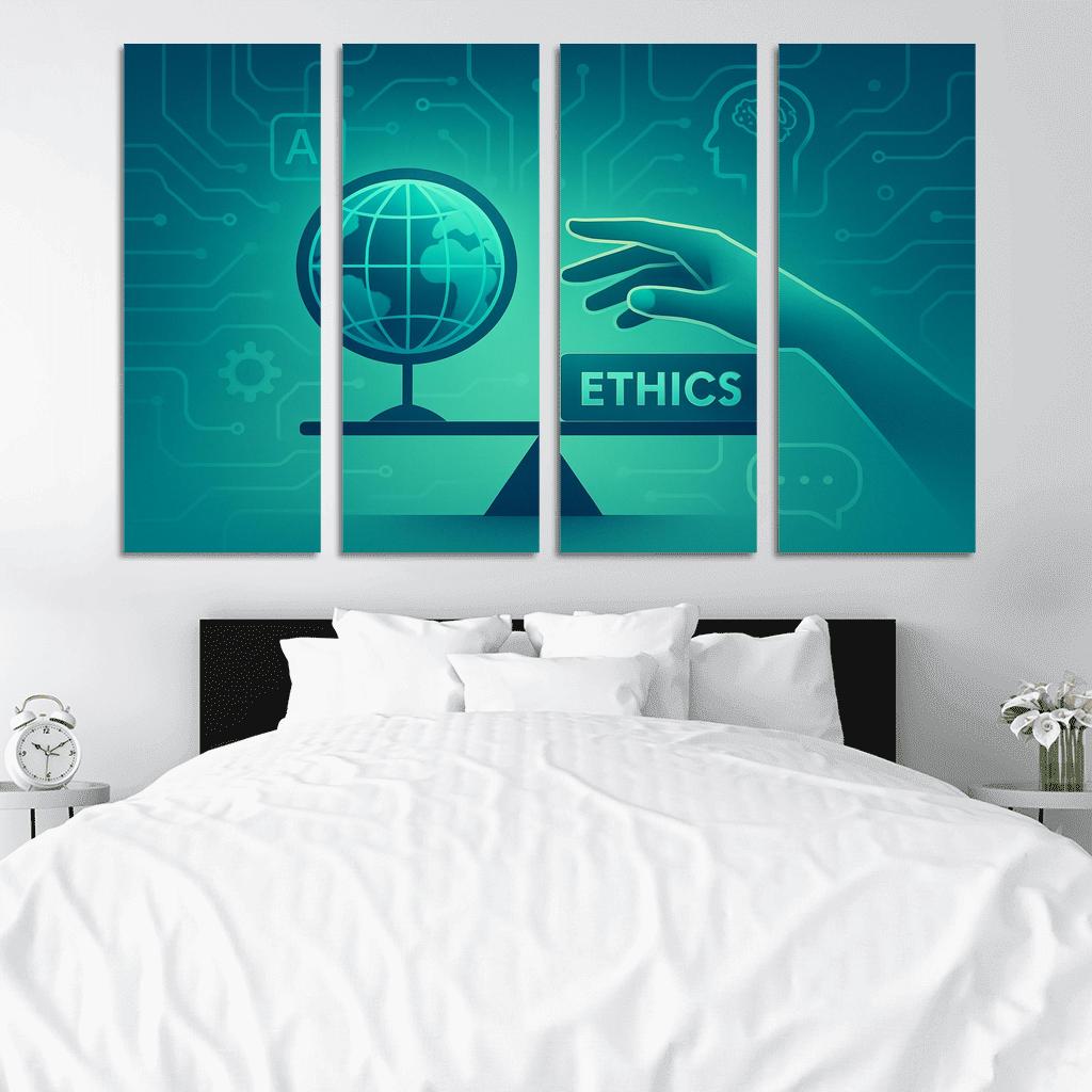 Ethical Artificial Intelligence: Designing For Humanity oil paintings frame