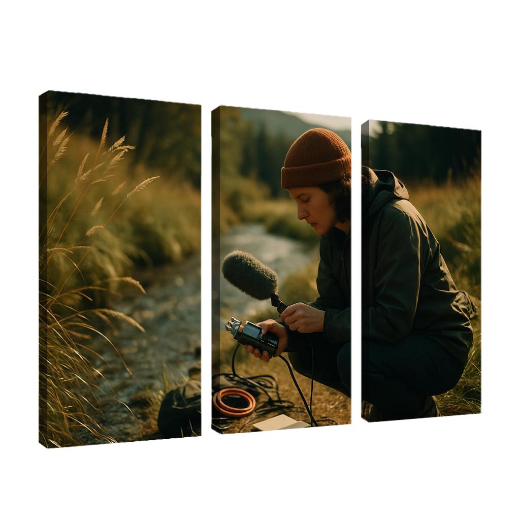 Acoustic Field Recording framed paintings