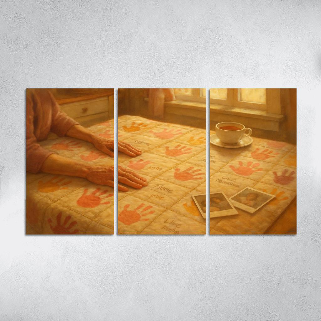 Patchwork Of Small Hands art trends