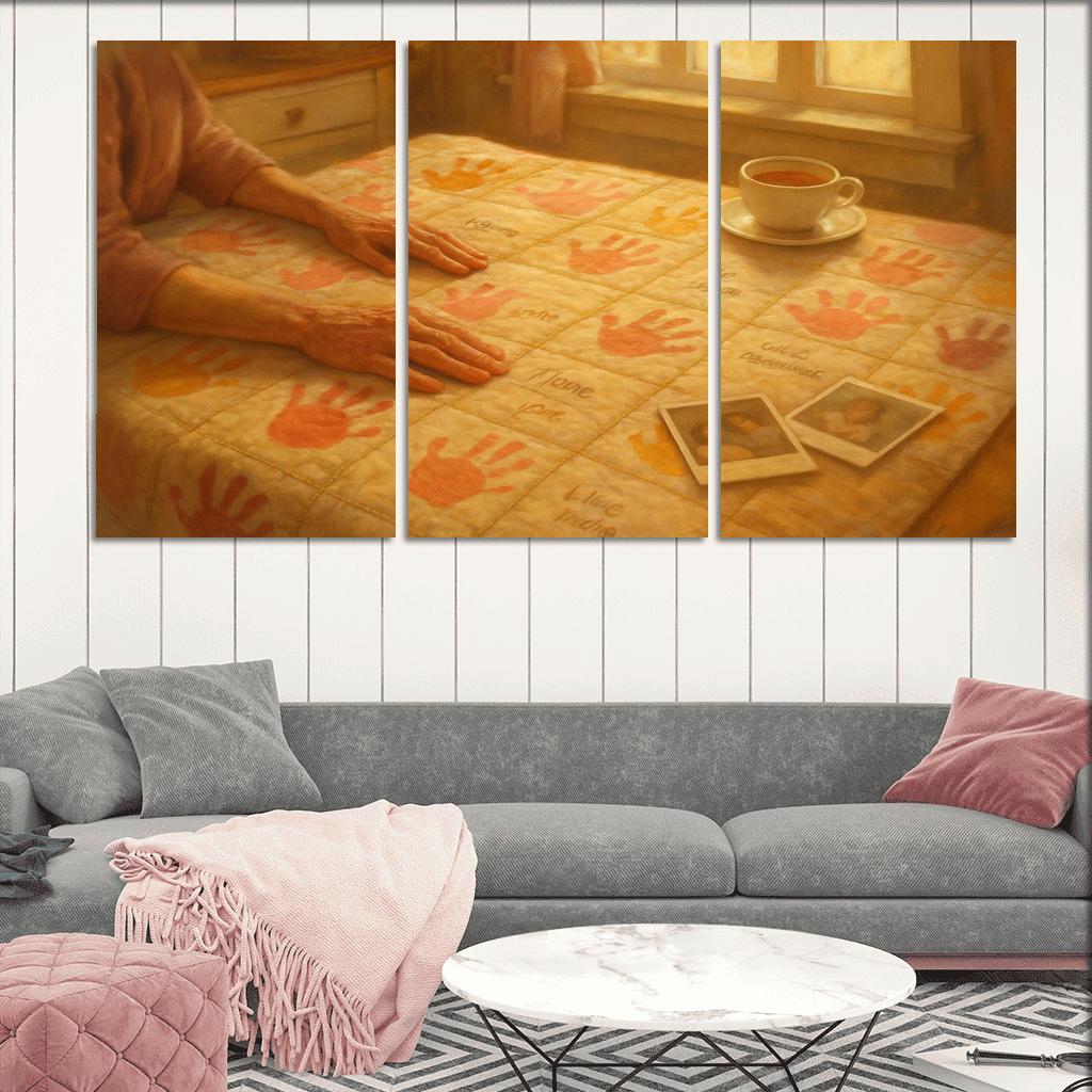 Patchwork Of Small Hands art trends