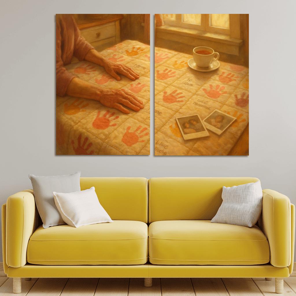 Patchwork Of Small Hands art trends