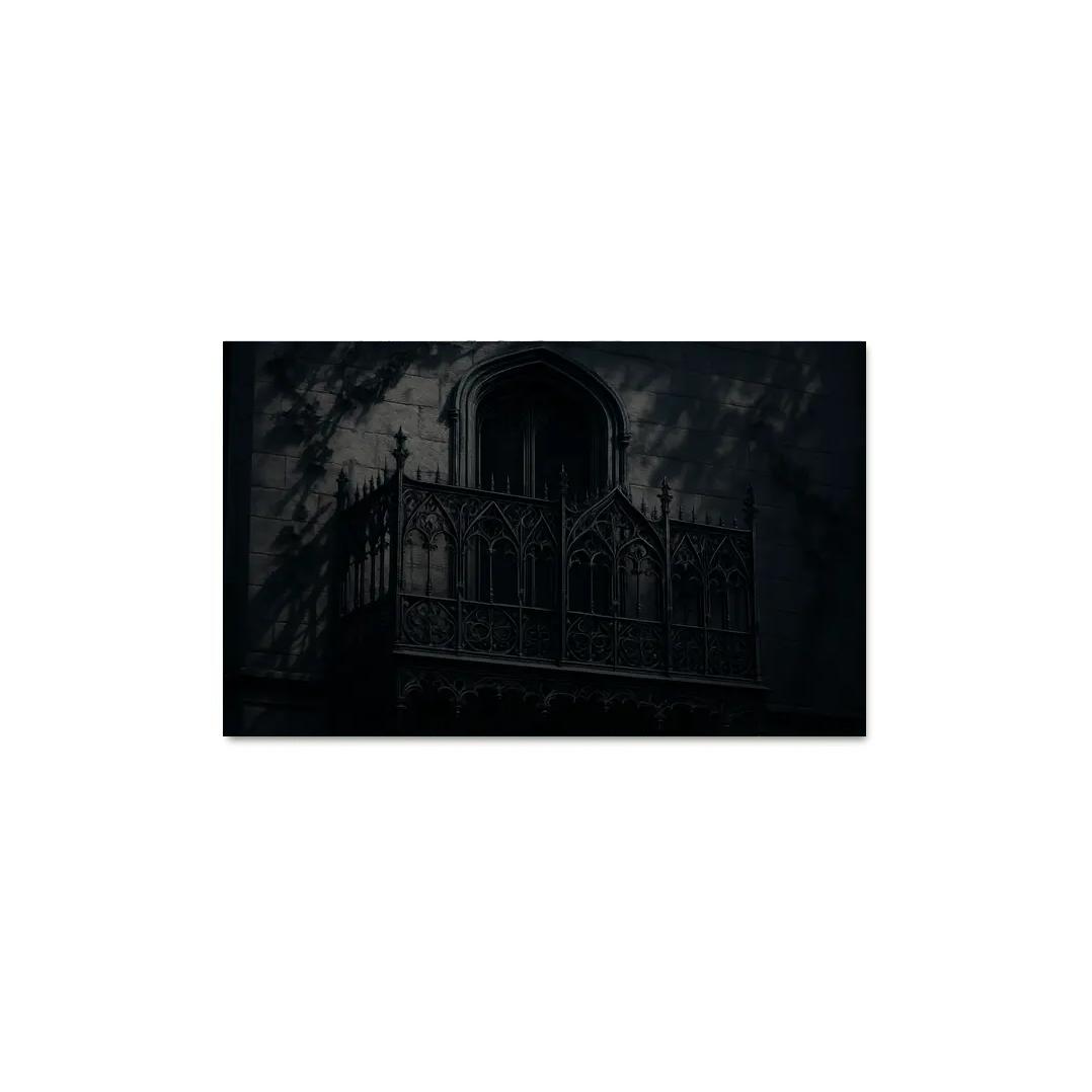 Ebon Lace Ironwork Balconies one-piece frames