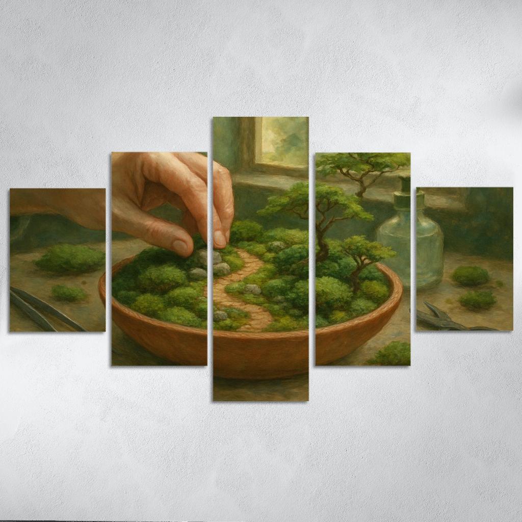 Living Miniature Landscape Crafting home decor