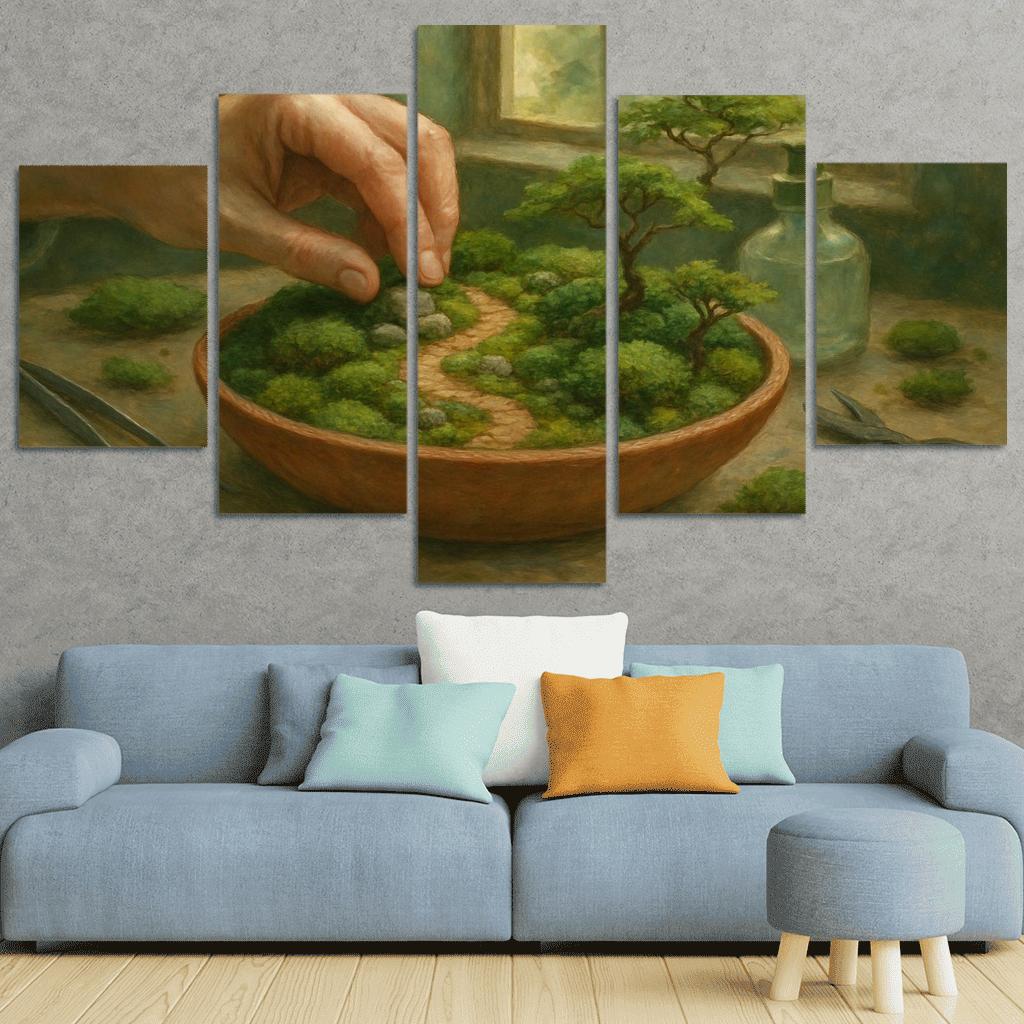 Living Miniature Landscape Crafting home decor