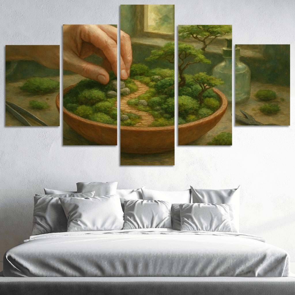 Living Miniature Landscape Crafting home decor