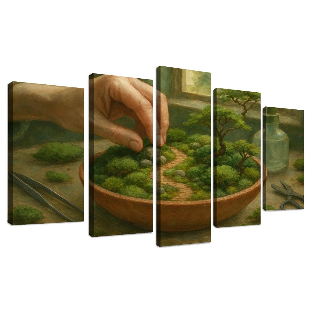 Living Miniature Landscape Crafting home decor