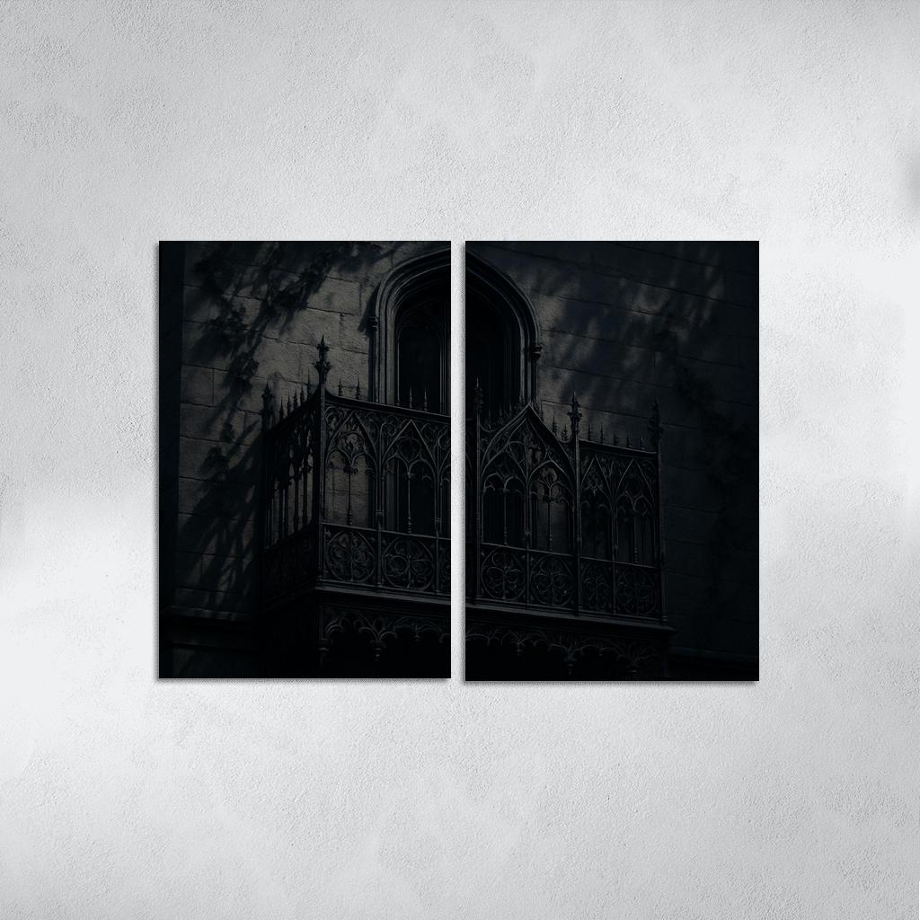 Ebon Lace Ironwork Balconies one-piece frames