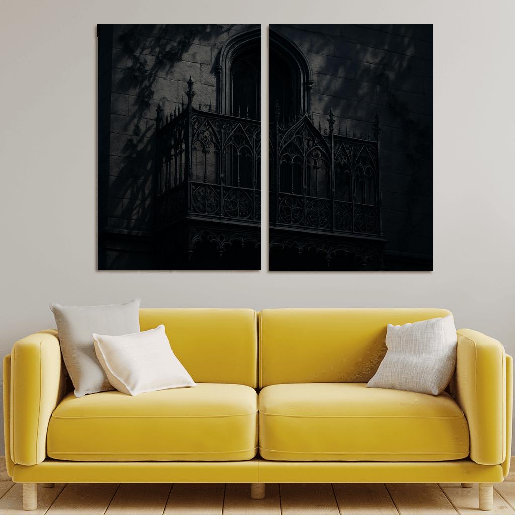 Ebon Lace Ironwork Balconies one-piece frames