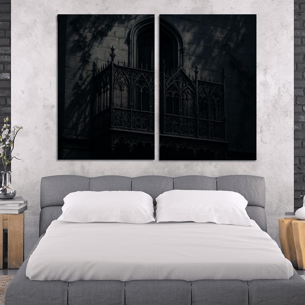 Ebon Lace Ironwork Balconies one-piece frames