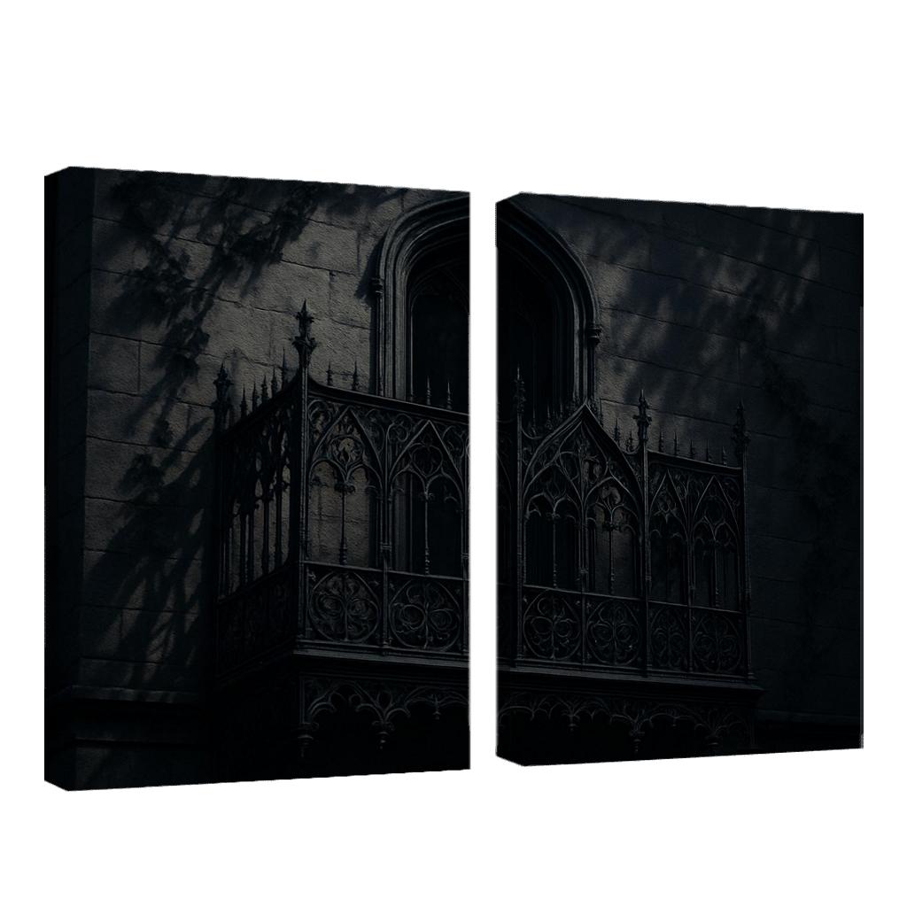 Ebon Lace Ironwork Balconies one-piece frames