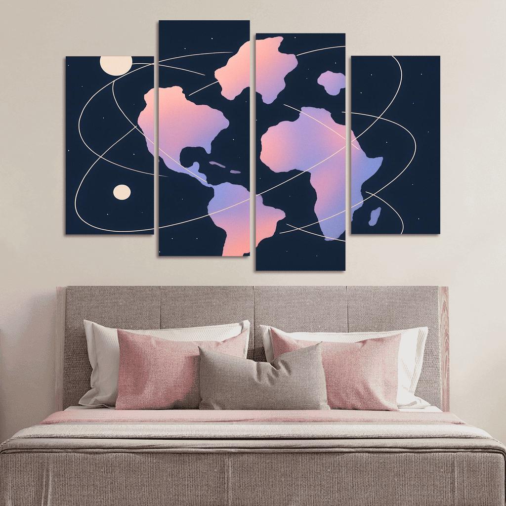 Celestial Connections custom paintings frame