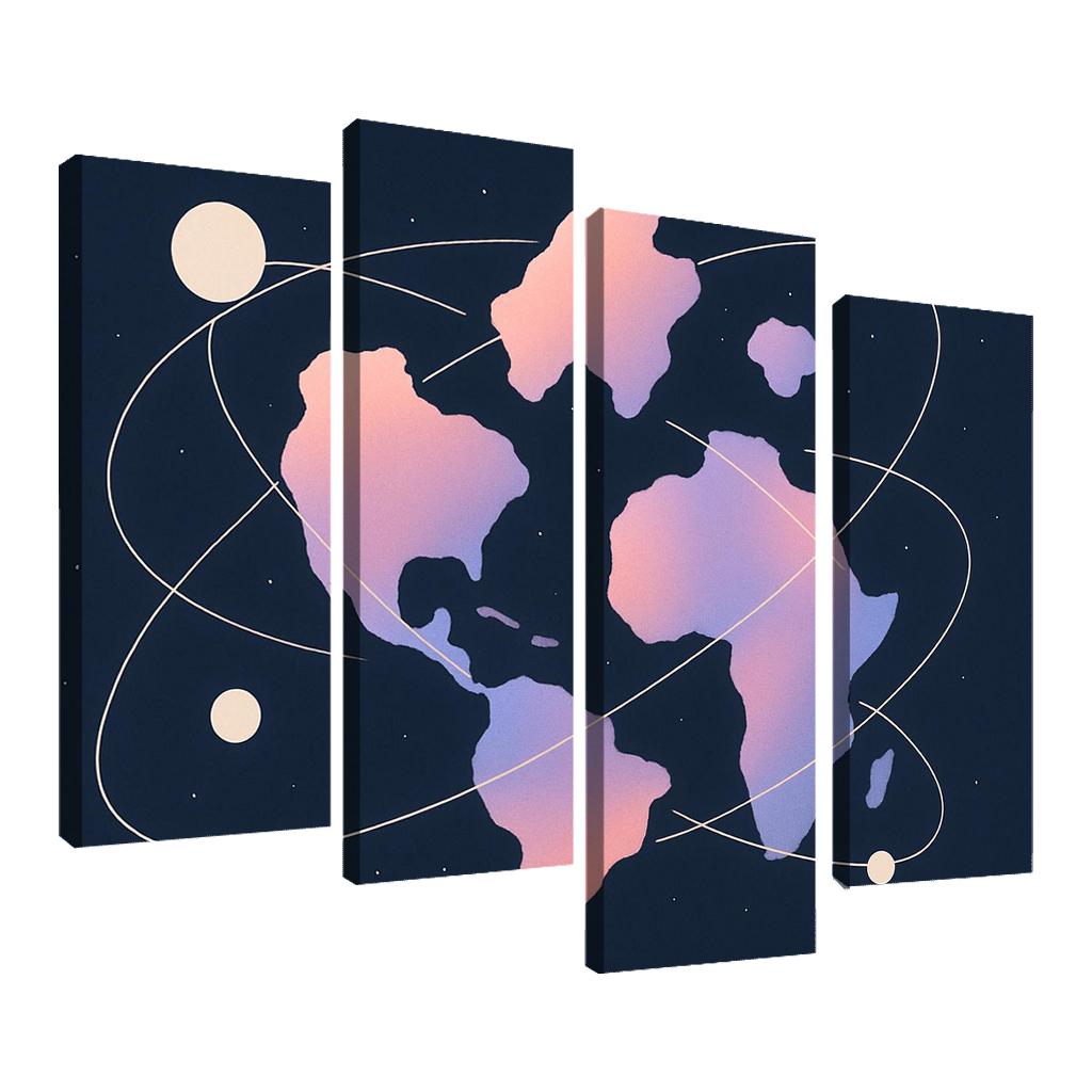 Celestial Connections custom paintings frame