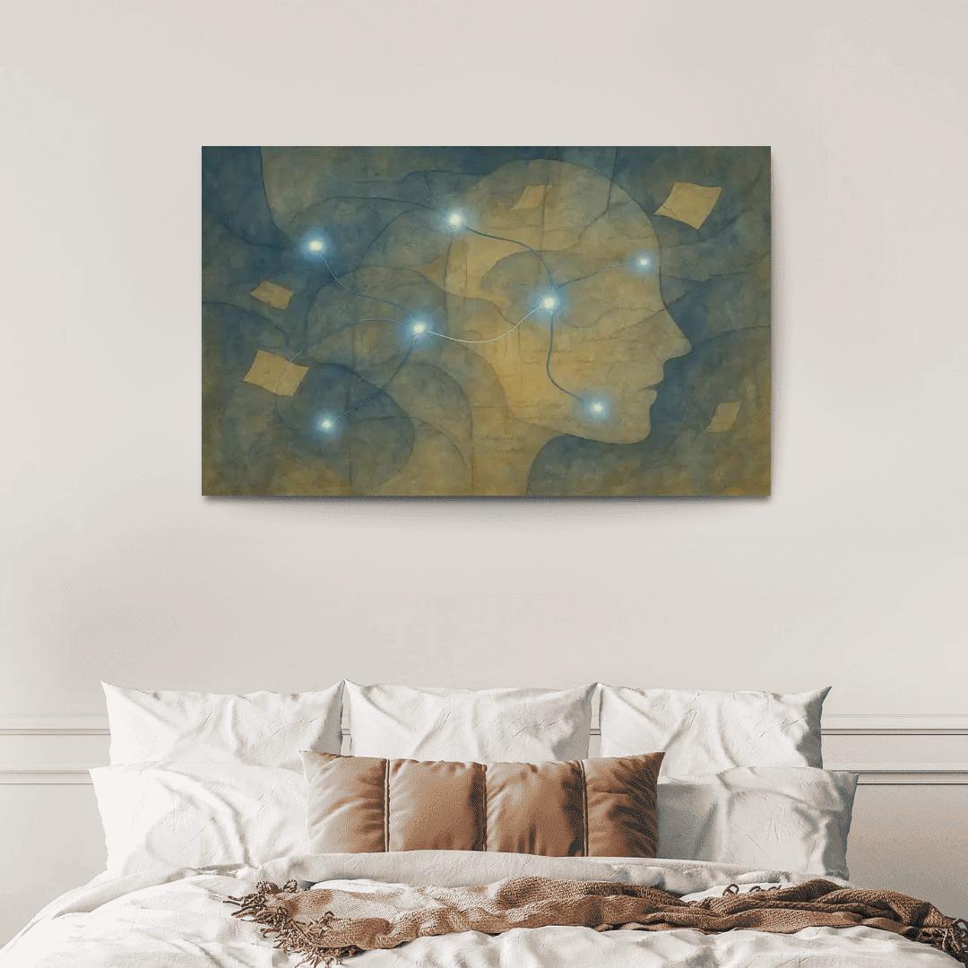 Cartography Of Forgotten Feelings oil paintings frame