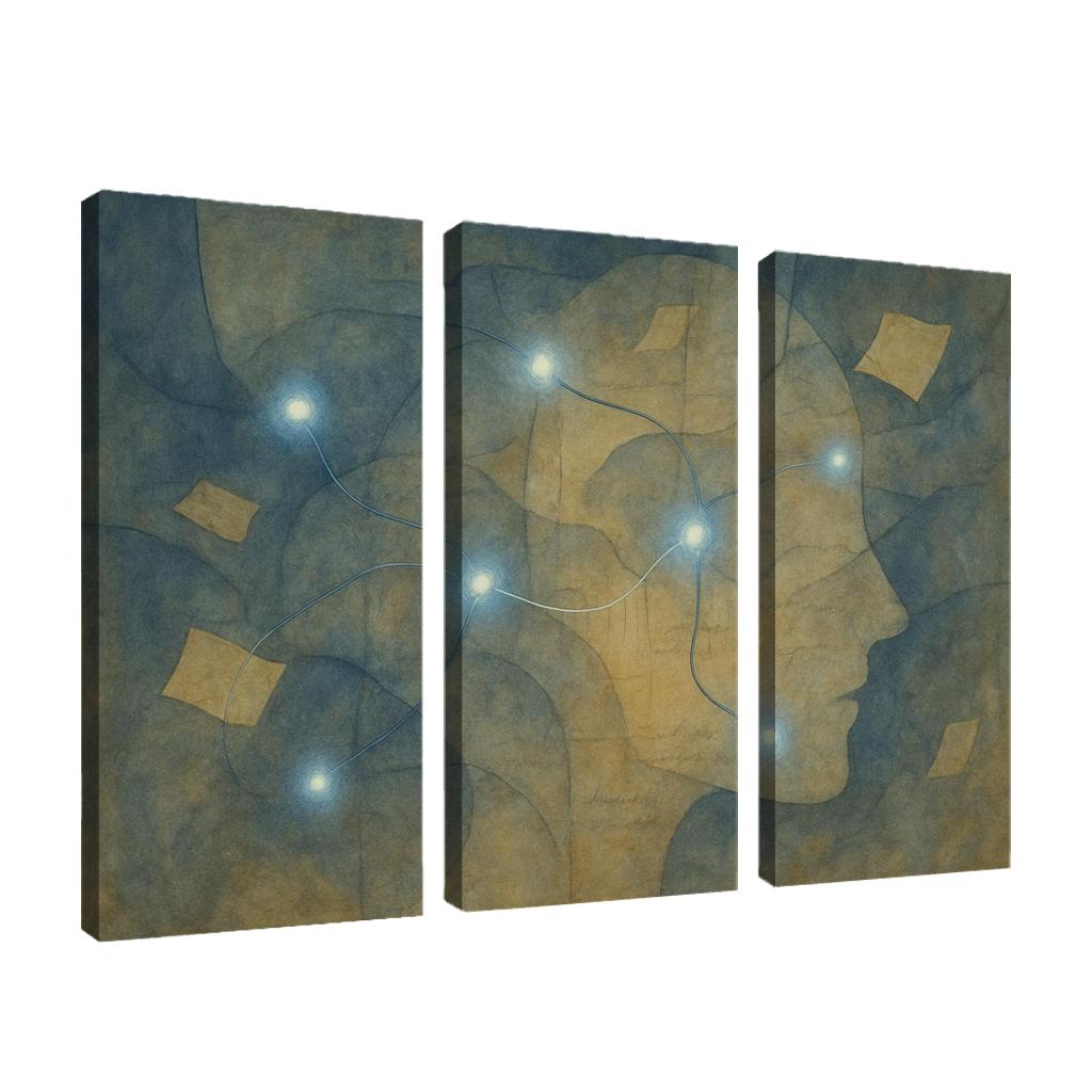 Cartography Of Forgotten Feelings oil paintings frame