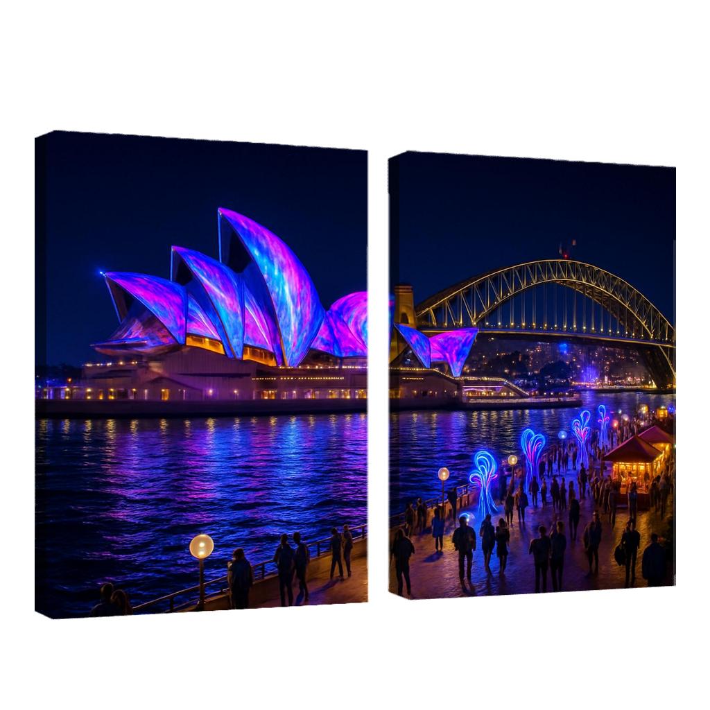 Vivid Sydney Australia wall art