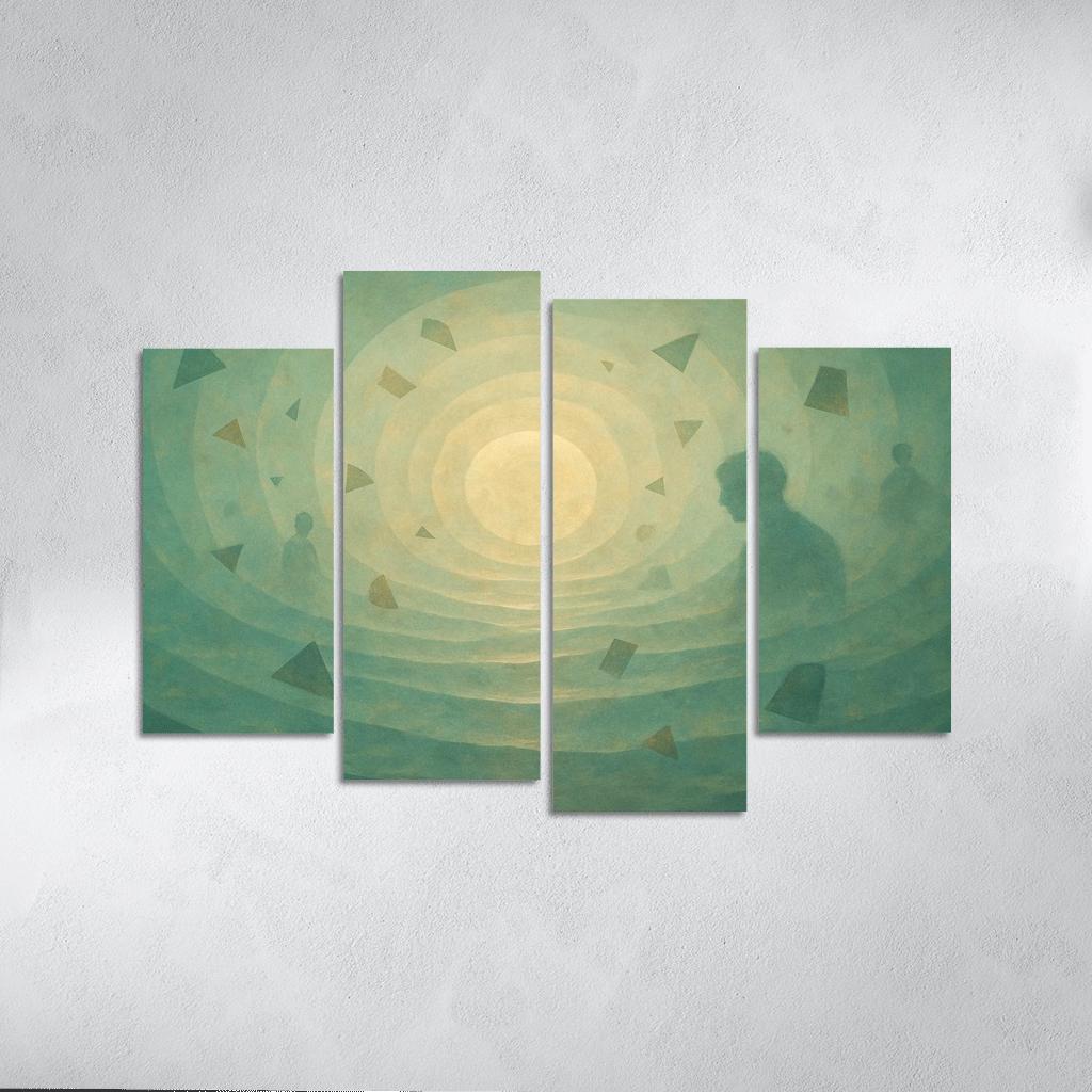 Luminal Echoes Of Memory wall art