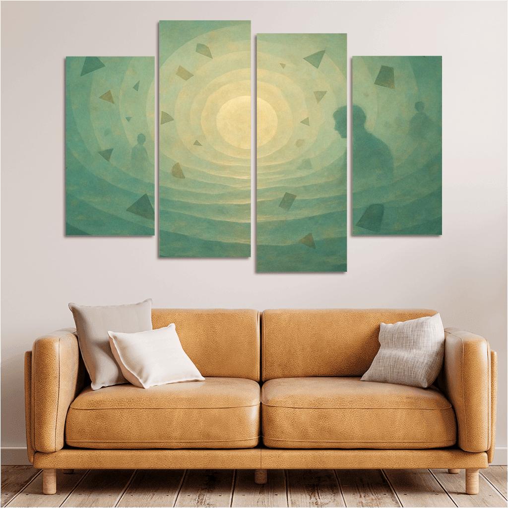 Luminal Echoes Of Memory wall art