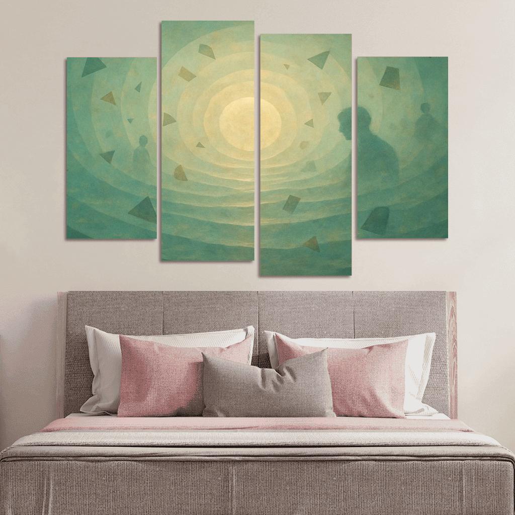 Luminal Echoes Of Memory wall art