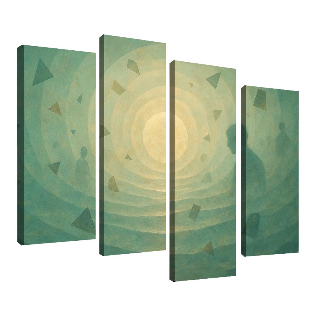 Luminal Echoes Of Memory wall art