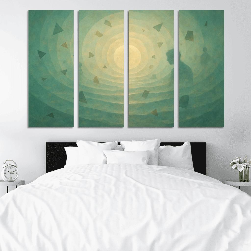 Luminal Echoes Of Memory wall art
