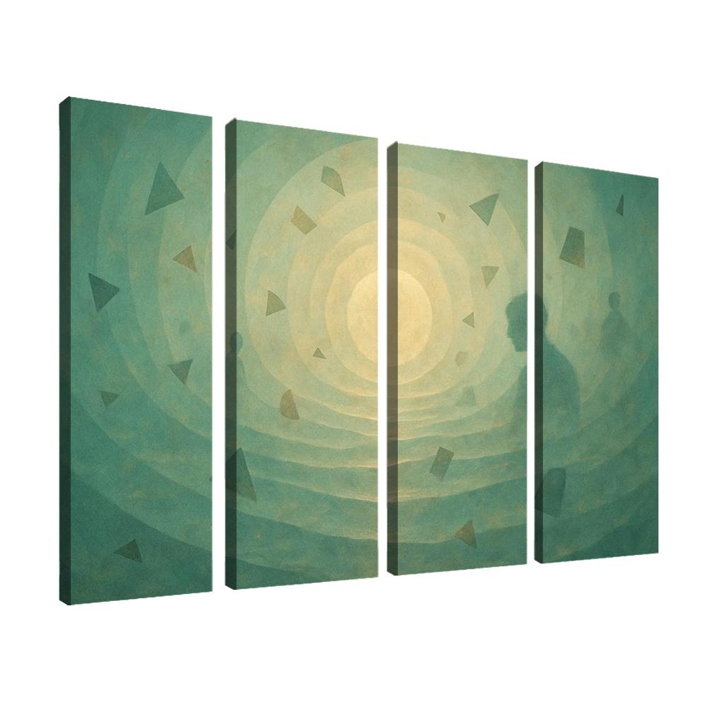 Luminal Echoes Of Memory wall art