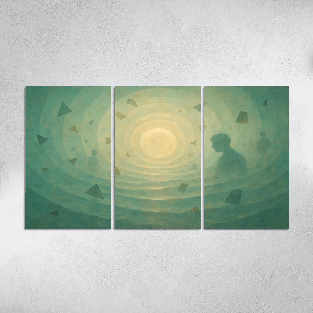 Luminal Echoes Of Memory wall art