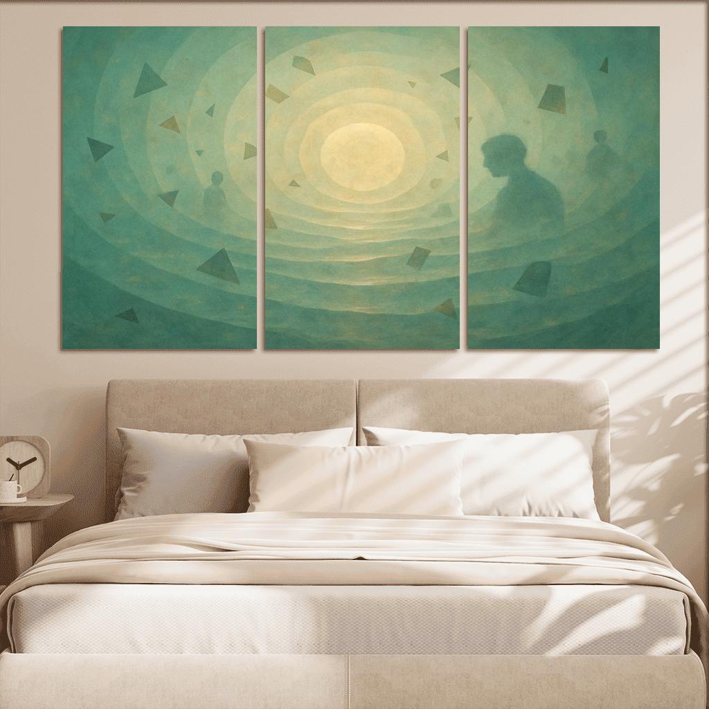 Luminal Echoes Of Memory wall art