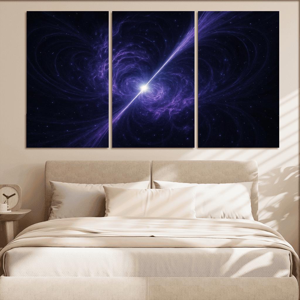 Whispering Jets Of A Magnetar Wind Nebula framed paintings
